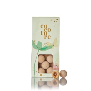 Cocoture æske i grøn med karamel chokoladekugler - 95-100g