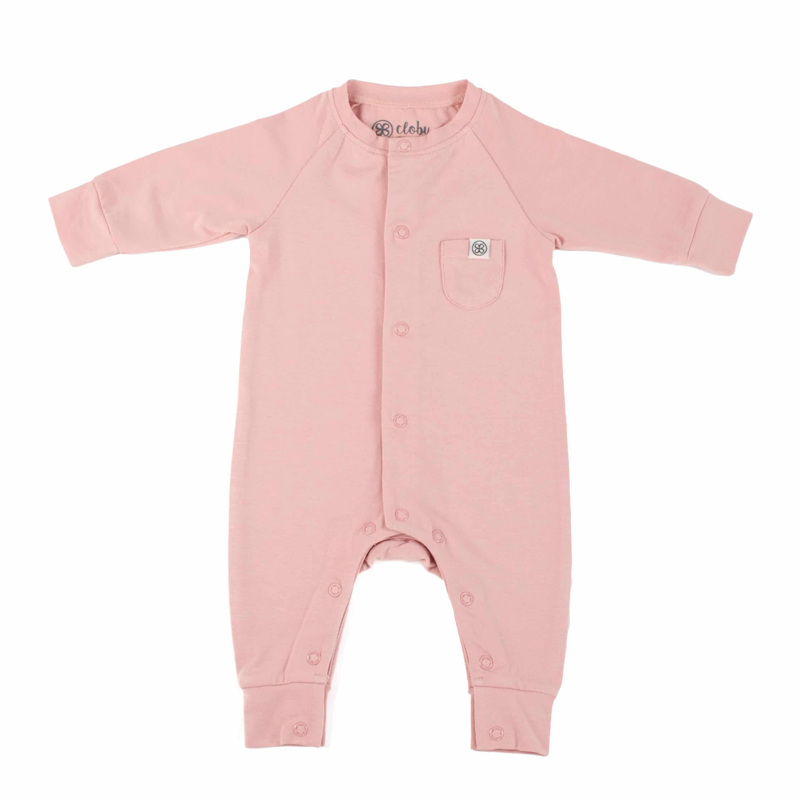 Cloby UV Playsuit - Misty Rose - 62/68
