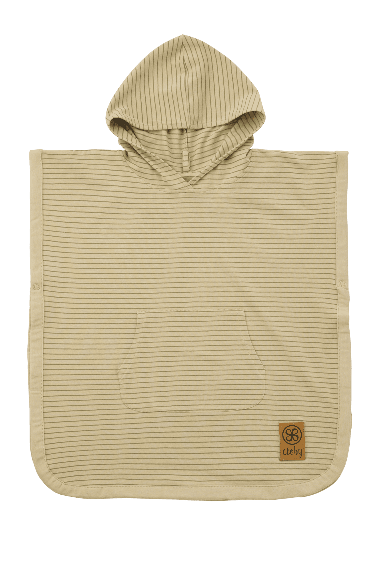 UV Poncho - Sandy Beach/Olive Green - 3-5 år