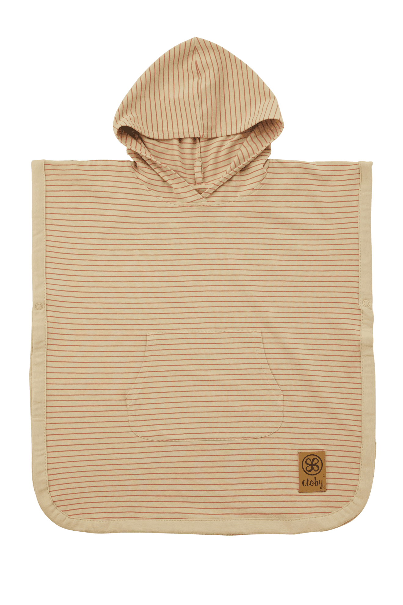 Cloby UV Poncho - Sandy Beach/Ginger Spice - 3-5 år
