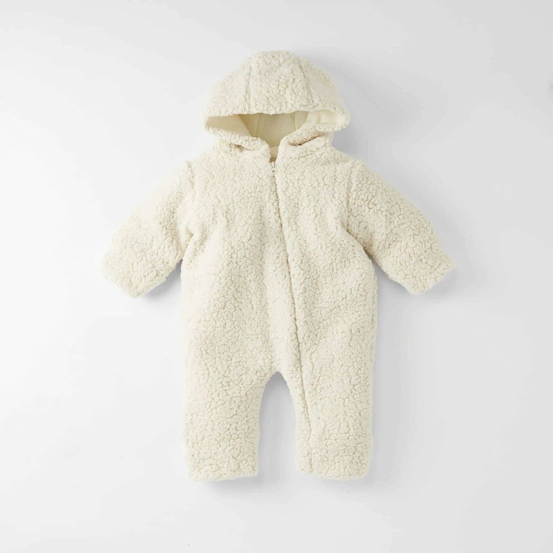Cloby Teddy Suit - Off White - 6-9m
