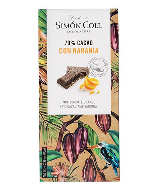 Mørk Chokolade med Appelsin - 70%
