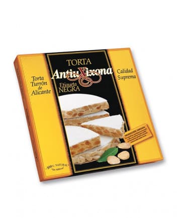 Torta Turrón Alicante Antiu Xixona