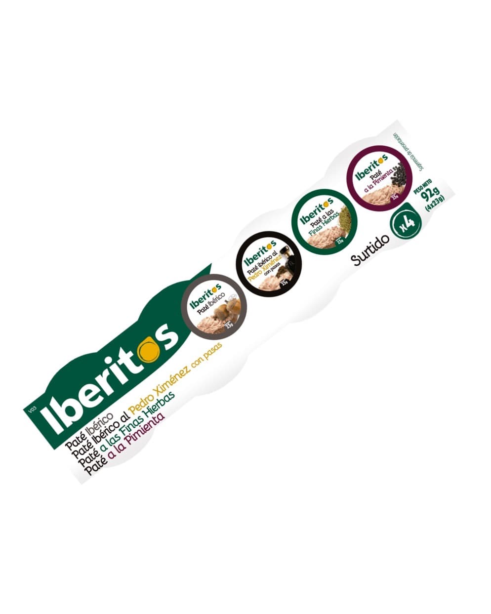 Iberitos paté pack med 4 stk