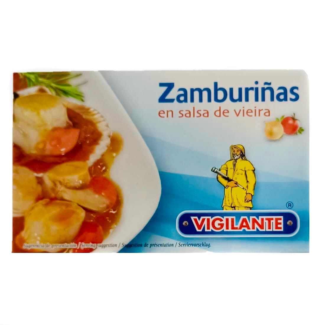 Små Kammuslinger i Vieira sauce