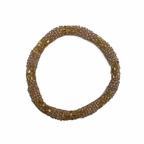 LÃˆ MOSCH - Nepal Perle Armbånd, Guld