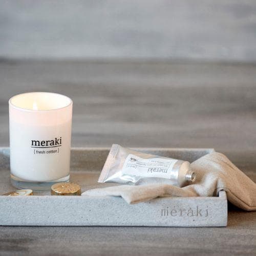 MERAKI - Duftlys, Fresh Cotton