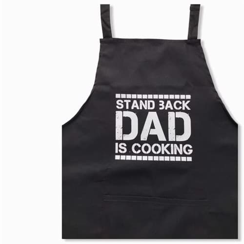Forklæde  - STAND BACK - DAD IS COOKING