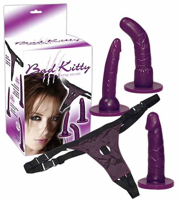 Bad Kitty Strap-On dildo Sæt
