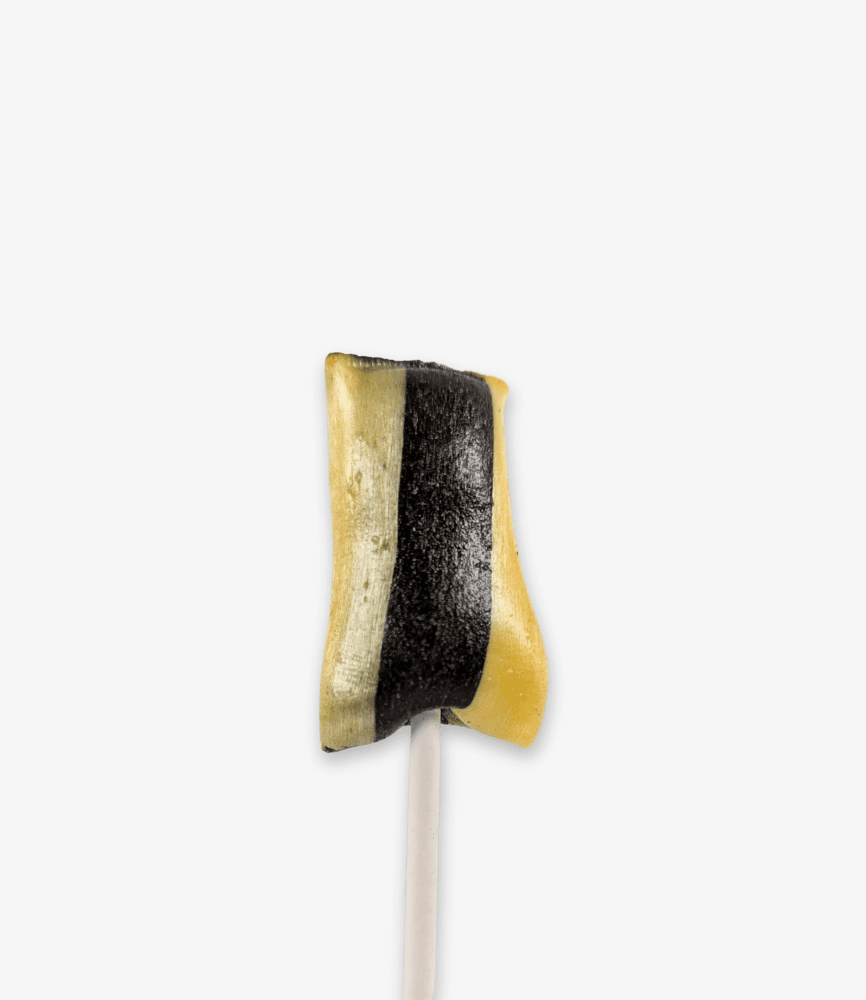 Pose med Banan-Lakrids Slikkepinde