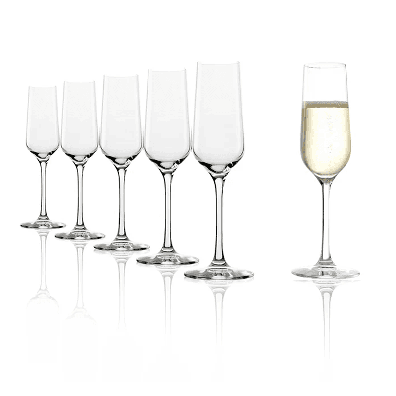 Stölzle Lausitz Champagne Goblet Revolution sæt af 6