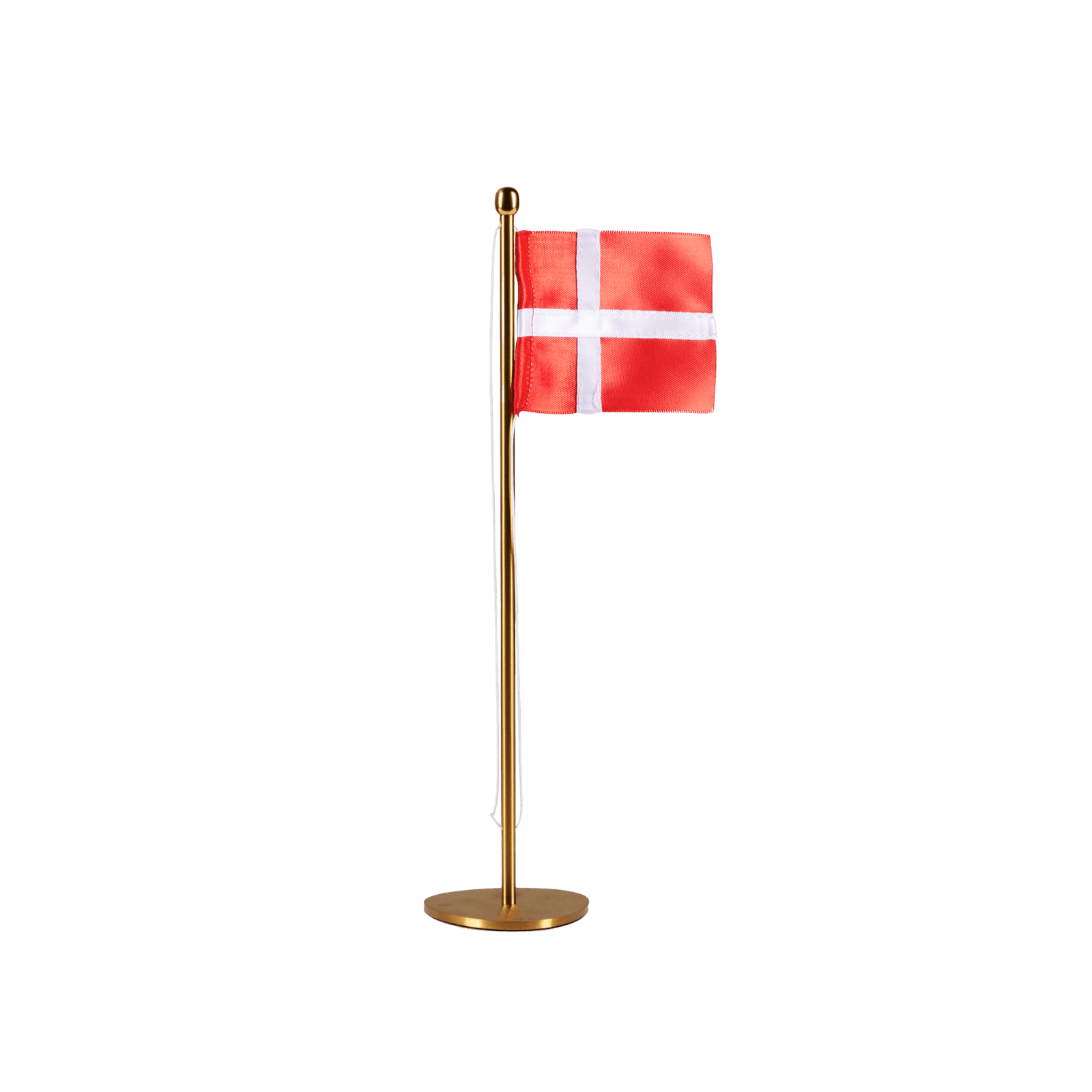 Piet Hein Bordflag 25 cm messing