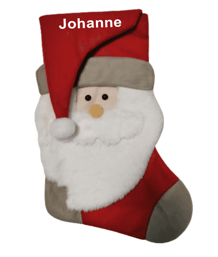 Julesok Julemand med navn