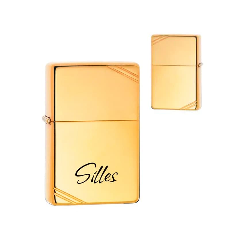 Zippo Lighter Vintage High Polish Brass