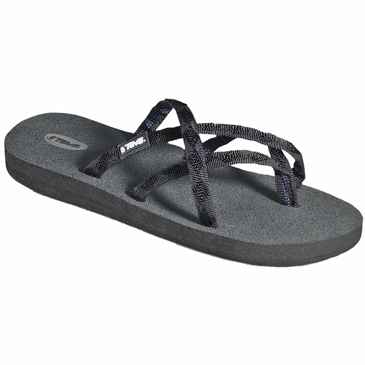 Teva Womens Olowahu  (Sort (MIX B ON BLACK) 39)