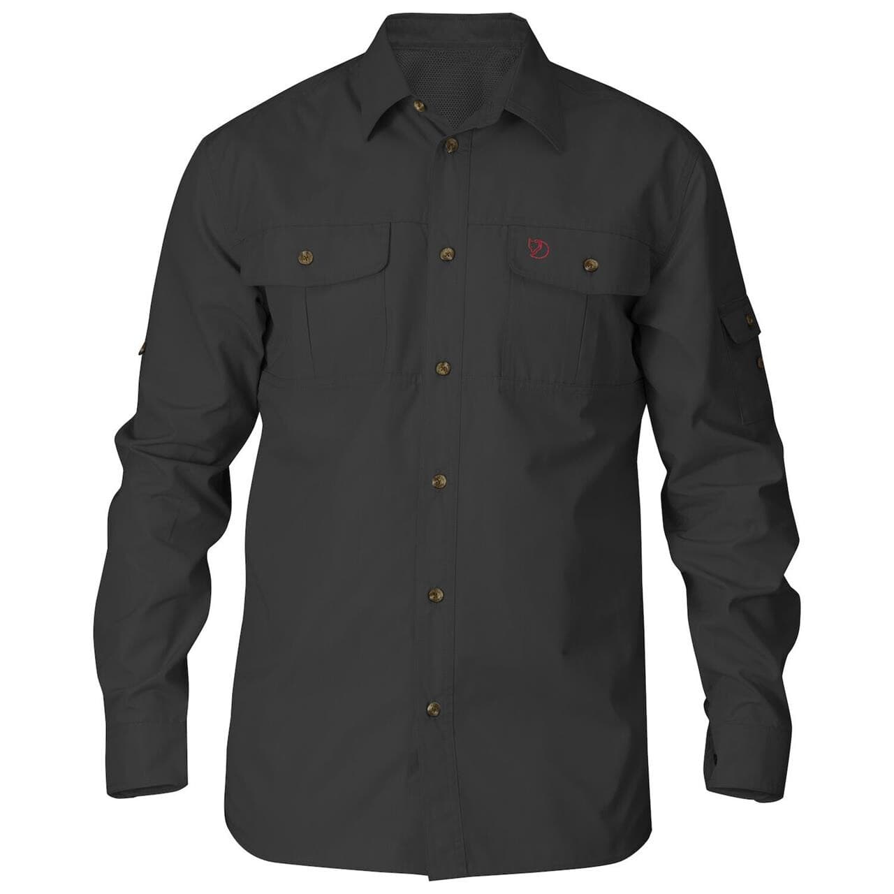 Fjällräven Mens Singi Trekking Shirt L/S  (Grå (DARK GREY/030) Medium)