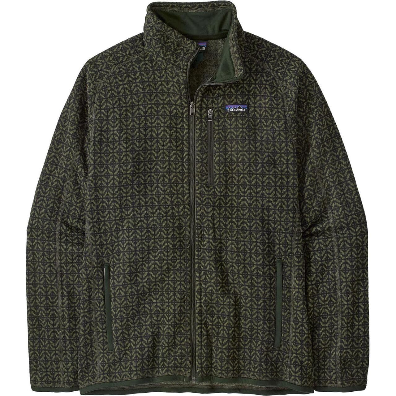Patagonia Mens Better Sweater Jacket  (Grøn (SCALES: OLD GROWTH GREEN) Large)