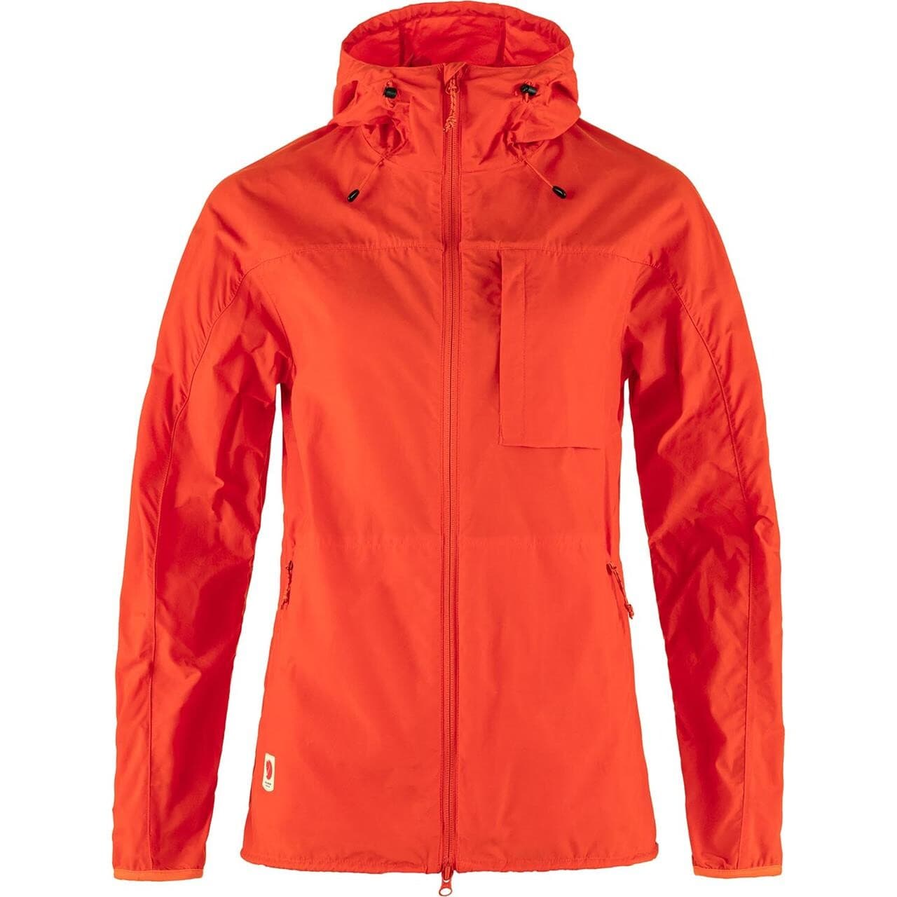 Fjällräven Womens High Coast Wind Jacket  (Orange (FLAME ORANGE/214) Small)