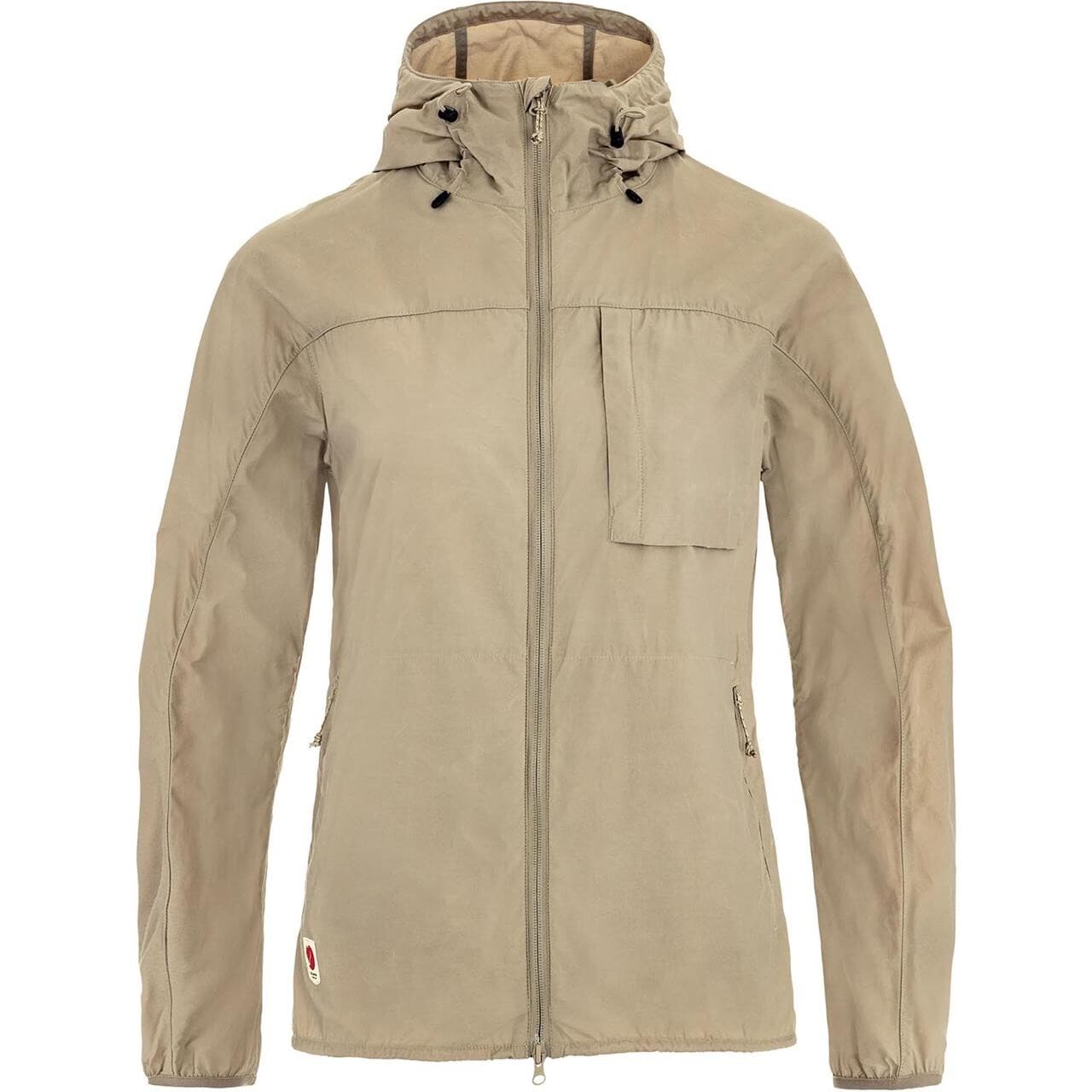 Fjällräven Womens High Coast Wind Jacket  (Beige (FOSSIL/118) Small)
