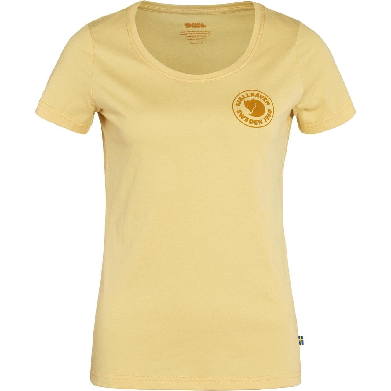 Fjällräven Womens 1960 Logo T-shirt  (Gul (MAIS YELLOW/133) Small)