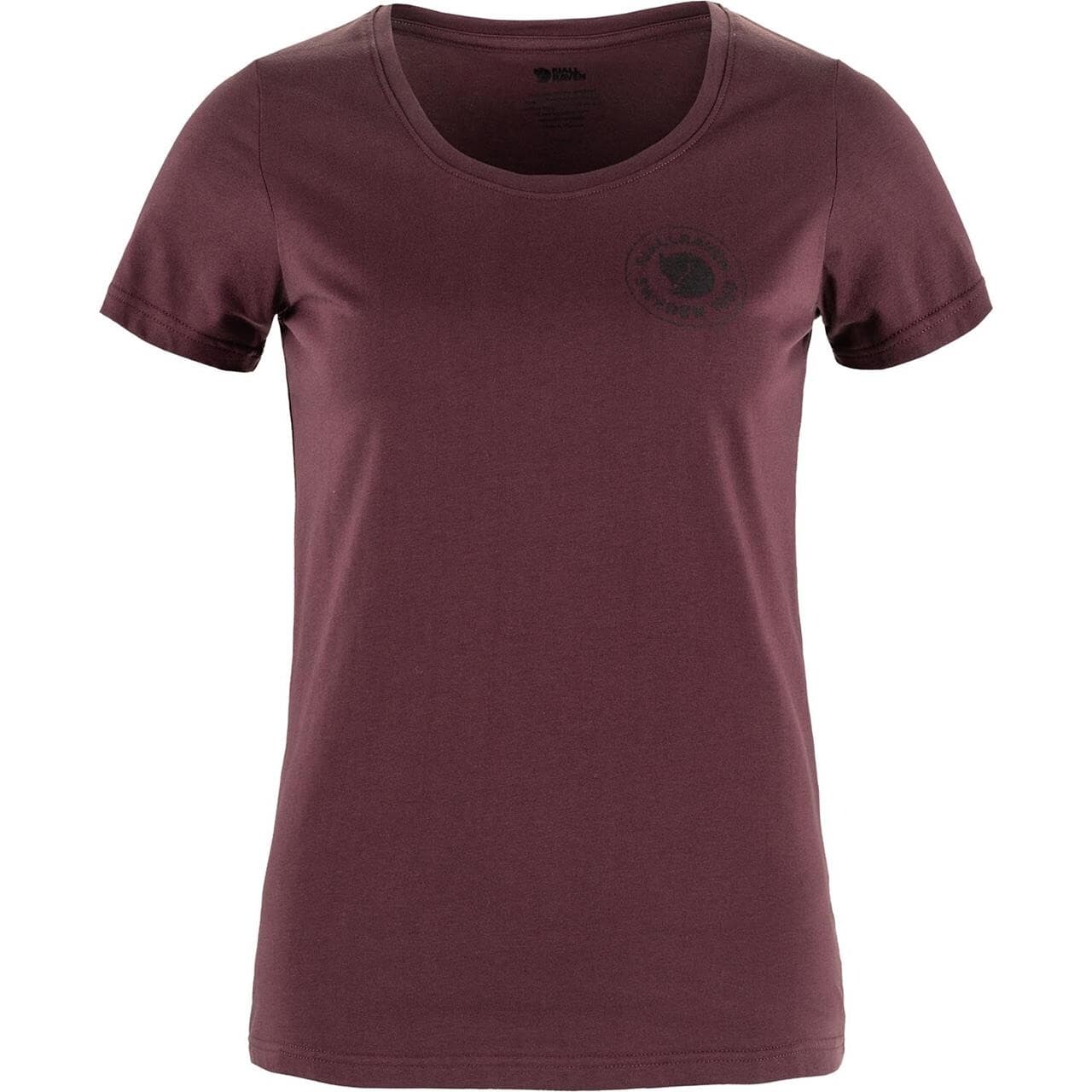 Fjällräven Womens 1960 Logo T-shirt  (Rød (PORT/357) Medium)