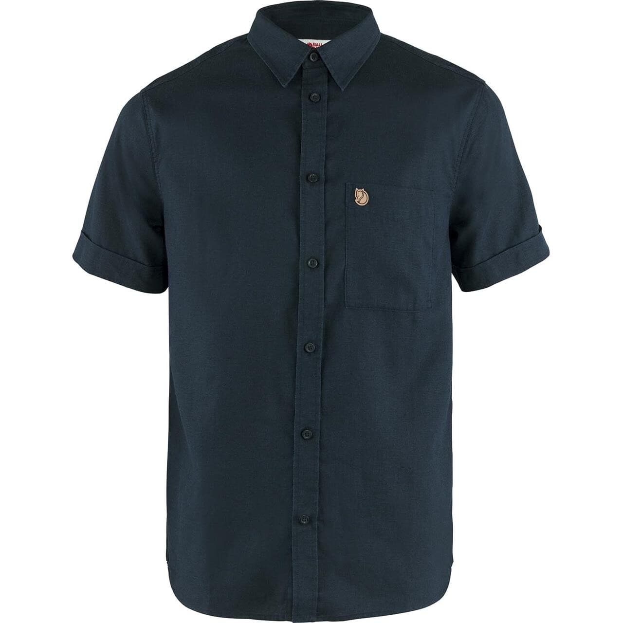 Fjällräven Mens Övik Travel Shirt S/S  (Blå (DARK NAVY/555) XX-large)