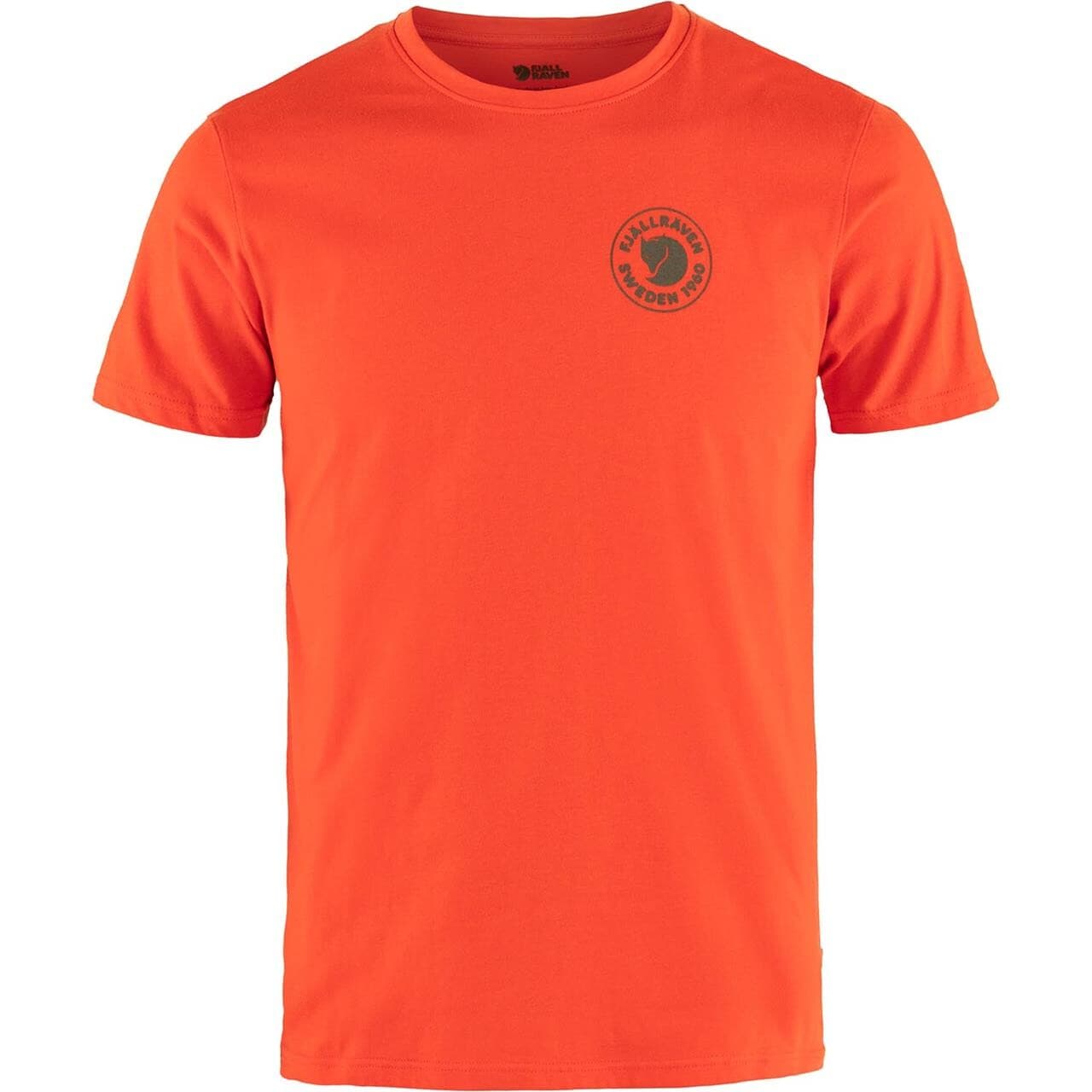 Fjällräven Mens 1960 Logo T-shirt  (Orange (FLAME ORANGE/214) Small)