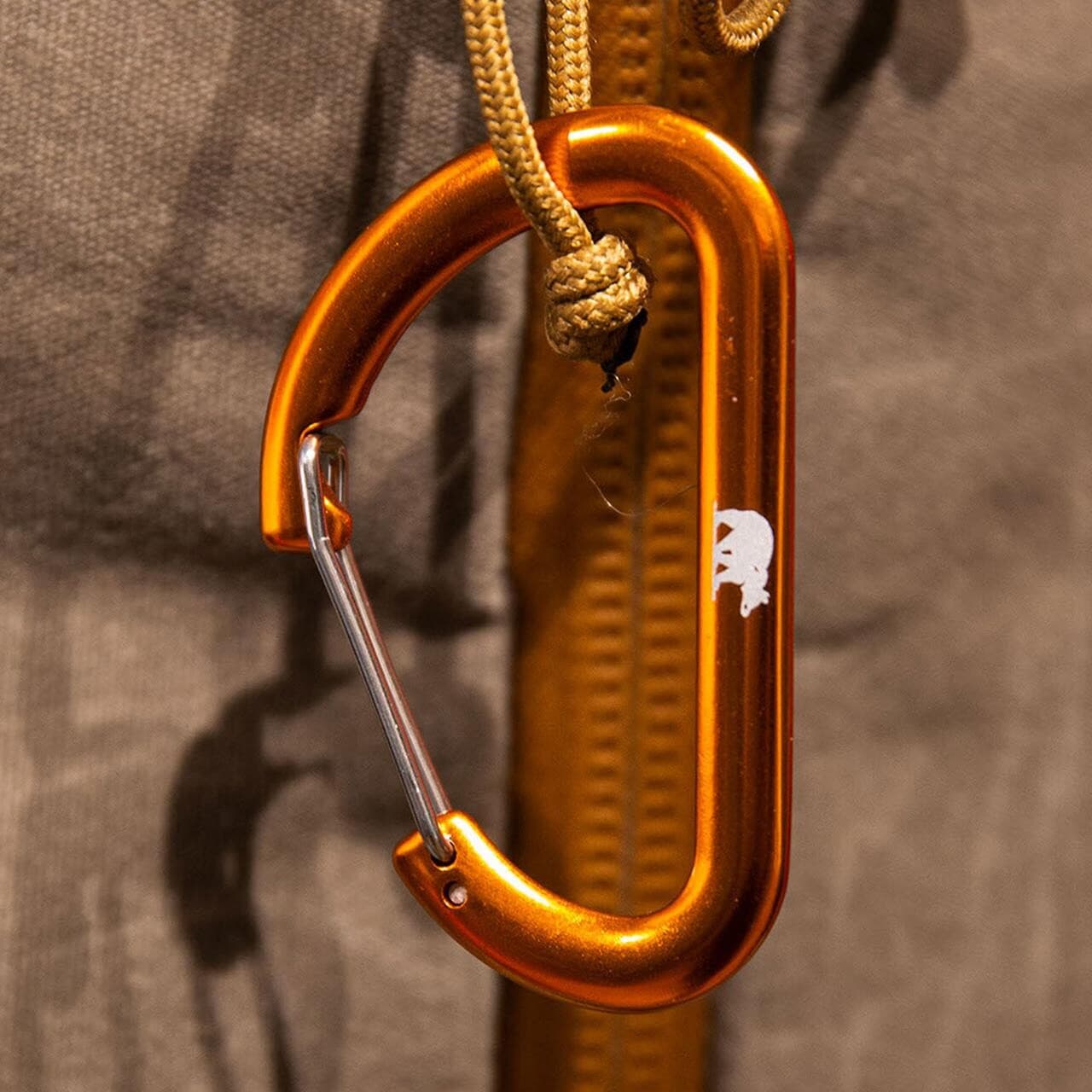 Friluftsland Logo Carabiner 70mm (Orange (ORANGE))