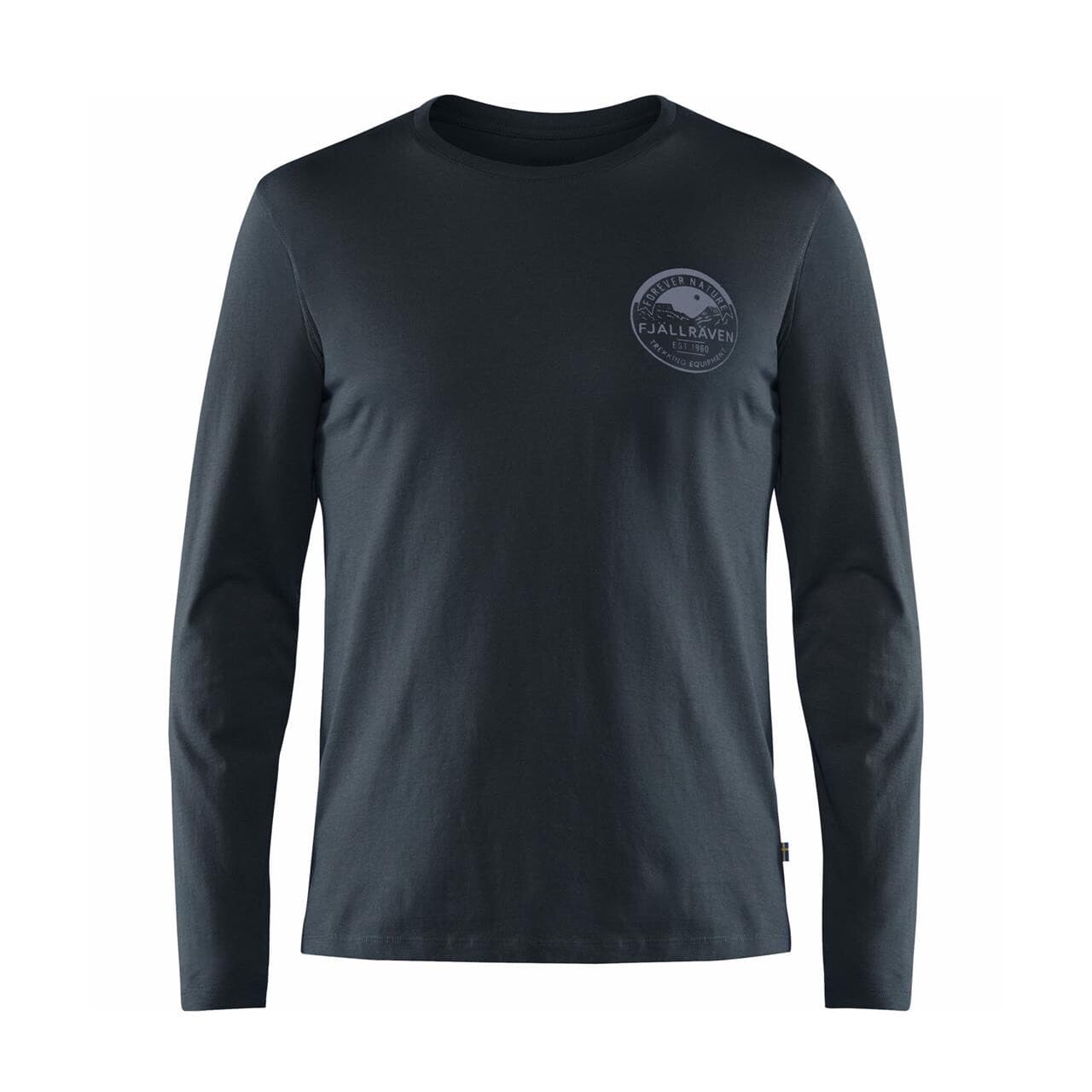 Fjällräven Mens Forever Nature Badge L/S  (Blå (DARK NAVY/555) XX-large)