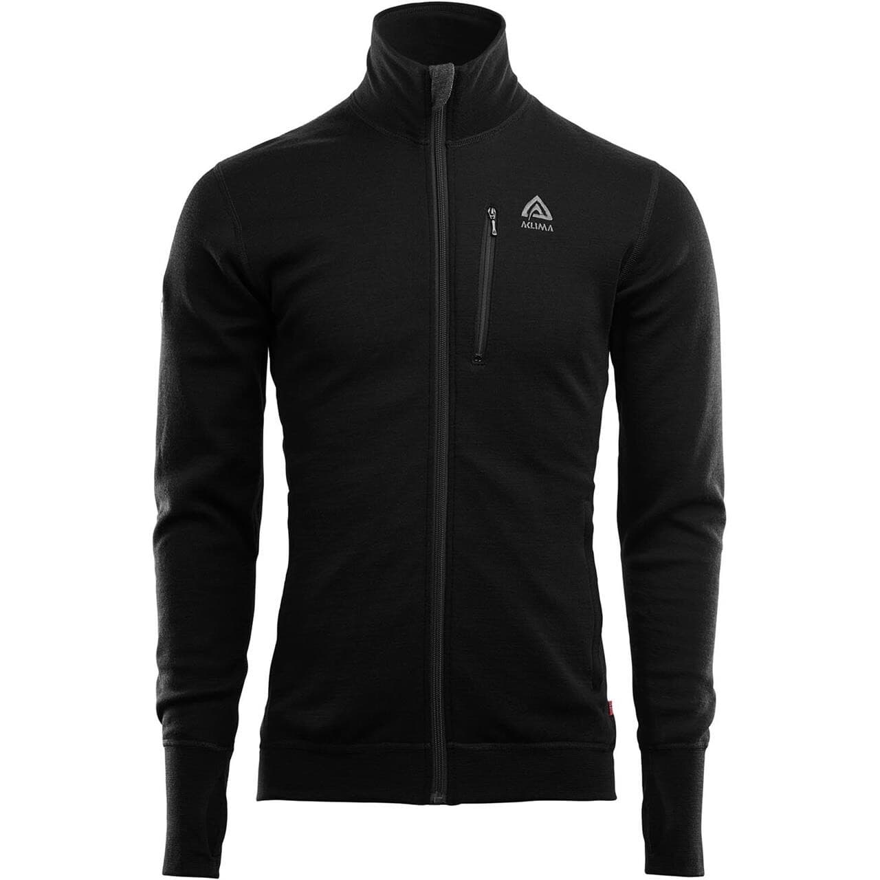 Aclima Mens Doublewool Jacket  (Sort (JET BLACK/MARENGO) X-small)