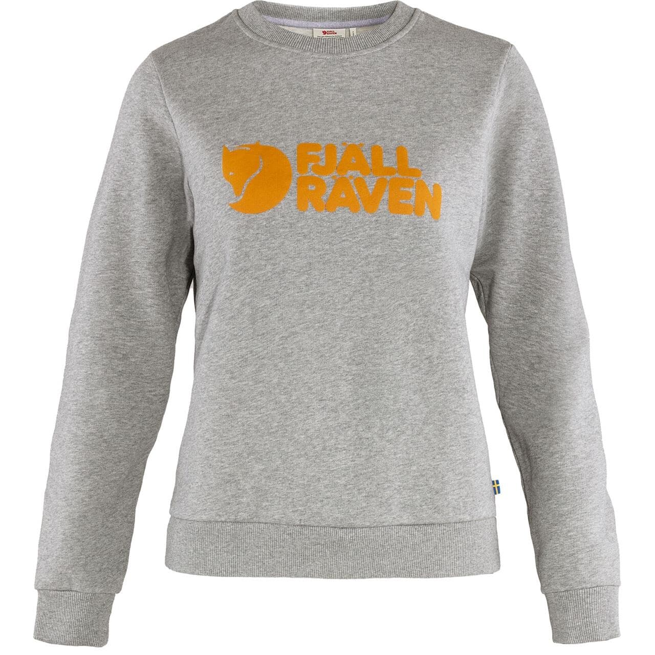 Fjällräven Womens Fjällräven Logo Sweater  (Grå (GREY-MELANGE/020-999) X-small)