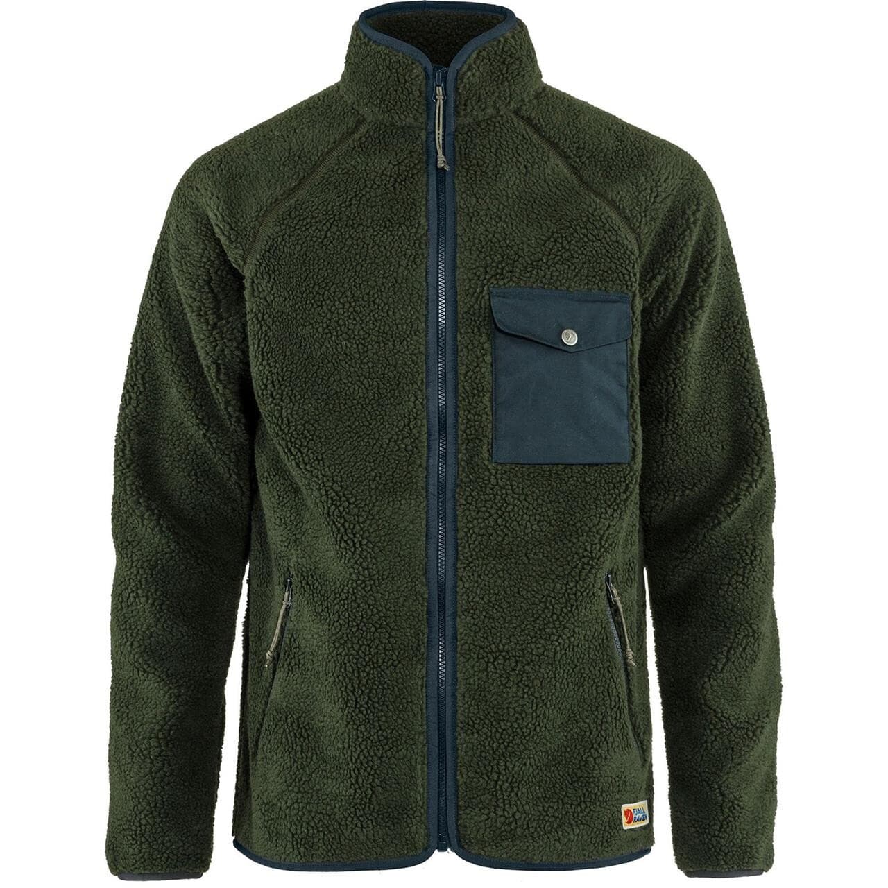 Fjällräven Mens Vardag Pile Fleece  (Grøn (DEEP FOREST/662) Medium)