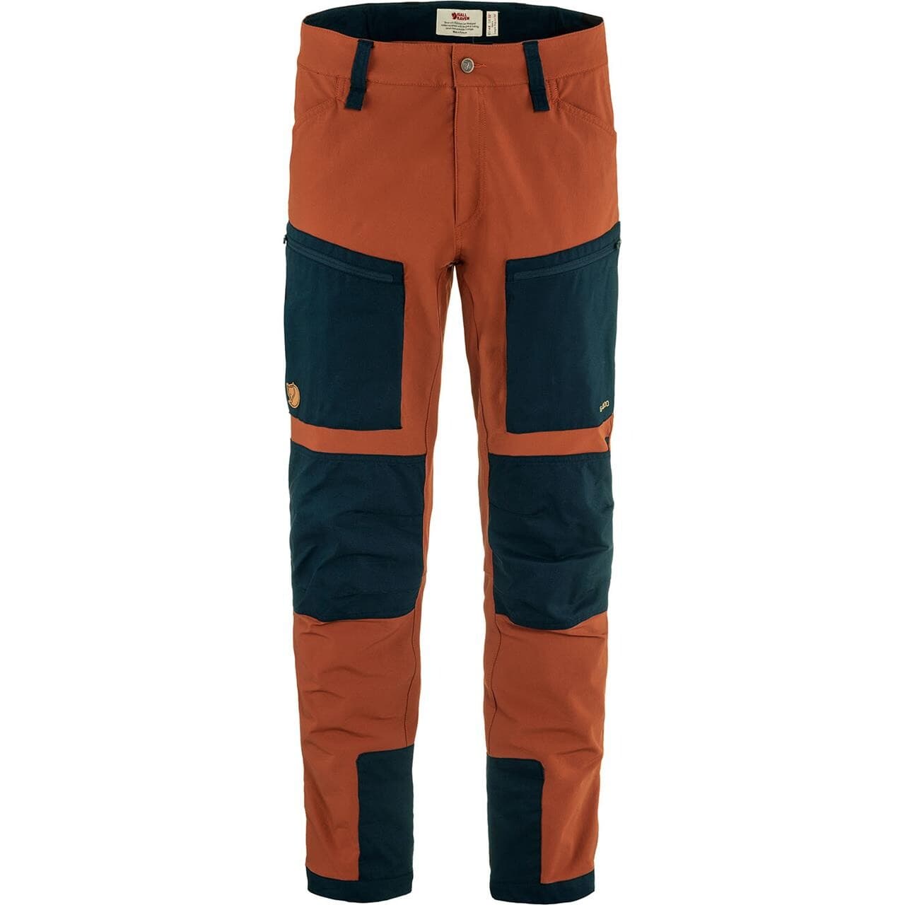 Fjällräven Mens Keb Agile Trousers  (Orange (AUTUMN LEAF-DARK NAVY/215-555) 56)