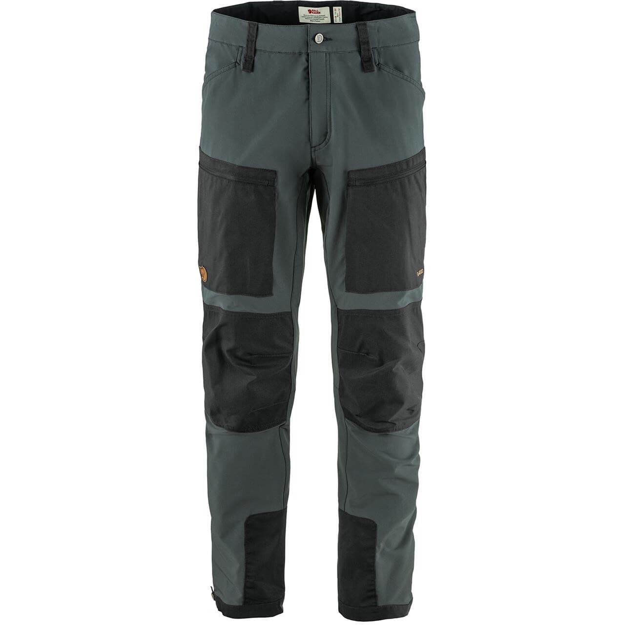 Fjällräven Mens Keb Agile Trousers  (Sort (BASALT-IRON GREY/050-048) 44 lang)