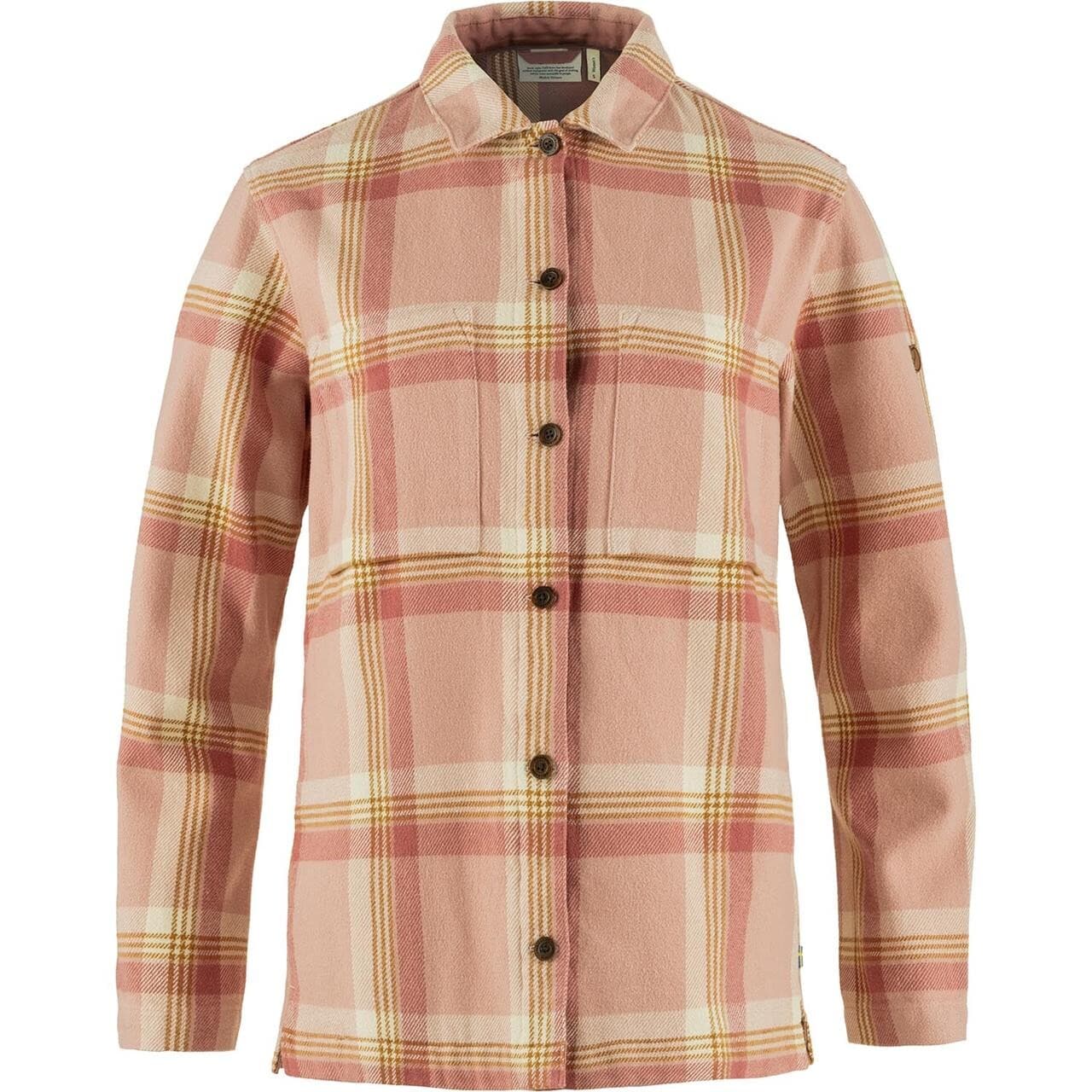Fjällräven Womens Singi Flannel Overshirt (Lyserød (CHALK ROSE-DUSTY ROSE/302-300) X-large)
