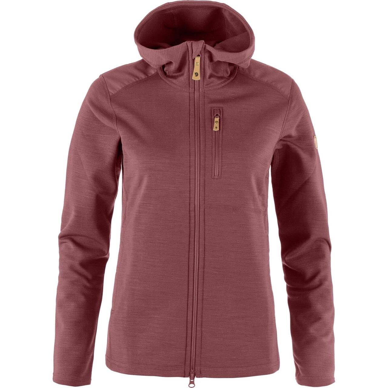 Fjällräven Womens Keb Fleece Hoodie (Rød (MESA PURPLE/410) Large)