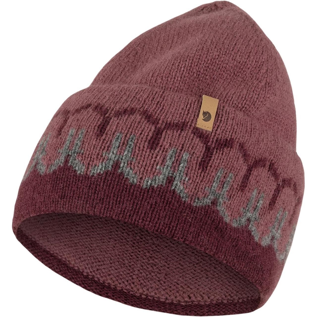 Fjällräven Övik Path Knit Beanie (Lilla (DARK GARNET-MESA PRPL/356-410) One size)
