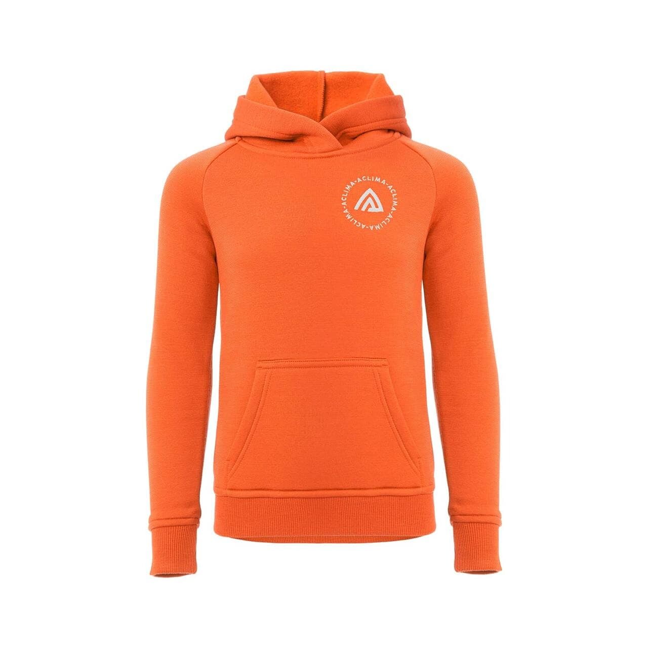 Aclima Kids Fleecewool V2 Hoodie (Orange (ORANGE TIGER) 160 cm)