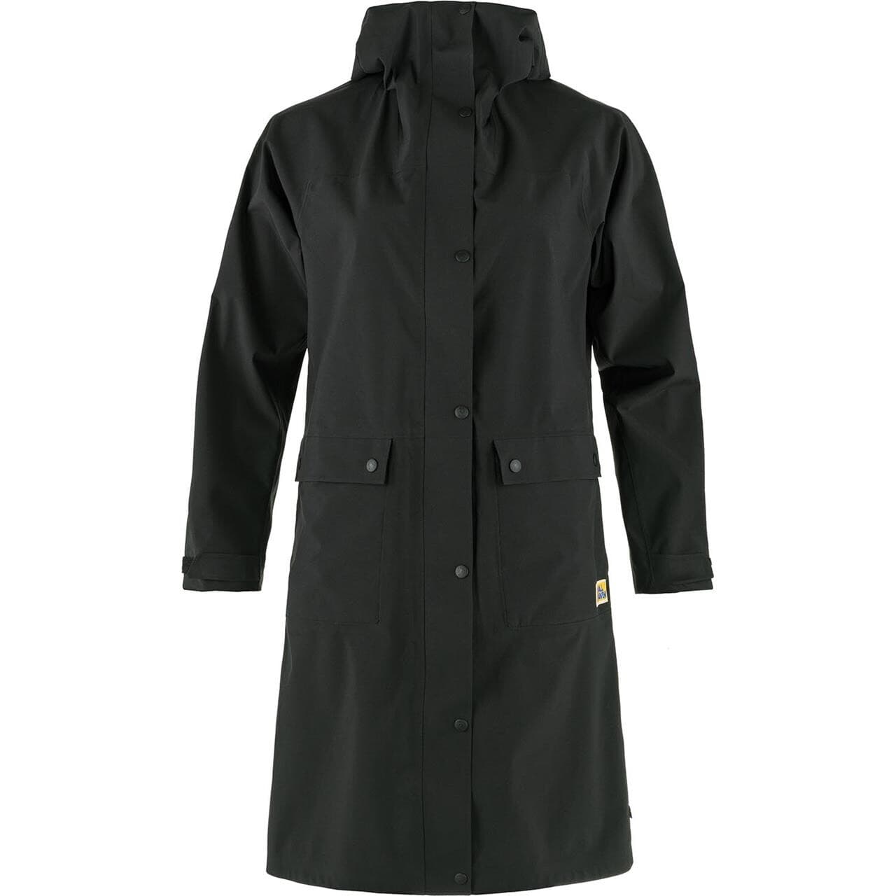 Fjällräven Womens Vardag Rain Parka (Sort (BLACK/550) Large)