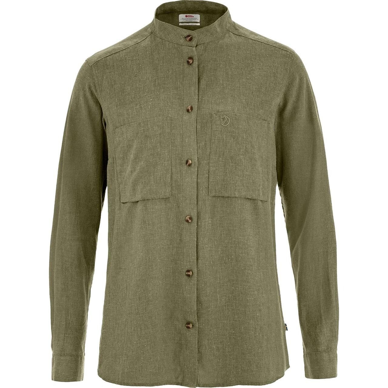 Fjällräven Womens Övik Hemp Shirt L/S (Grøn (GREEN/620) Medium)