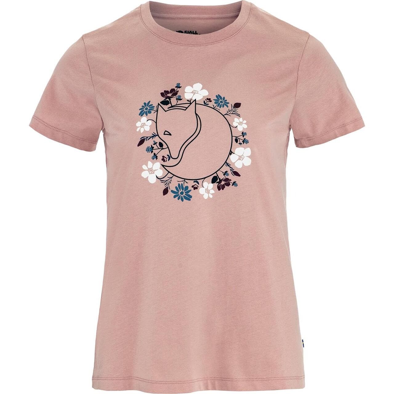 Fjällräven Womens Fjällblomster Fox T-shirt (Lyserød (CHALK ROSE/302) X-small)
