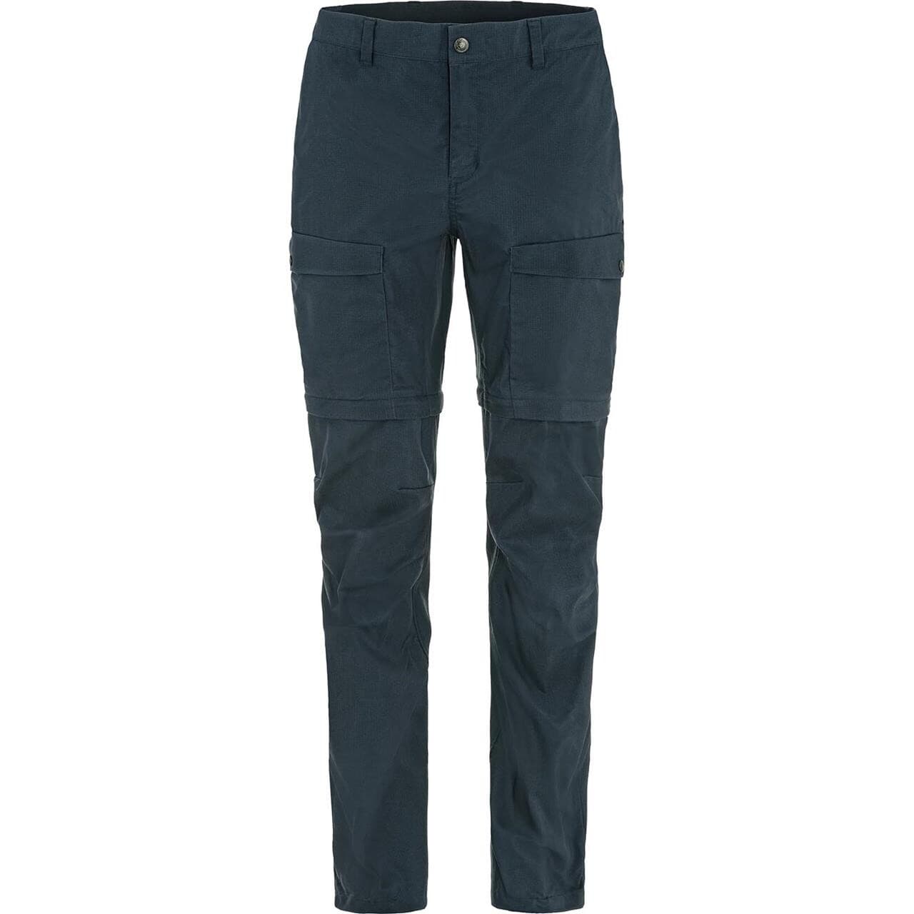 Fjällräven Womens Abisko Hybrid Trail Trousers Zip-off (Blå (NAVY/560) 34 kort)