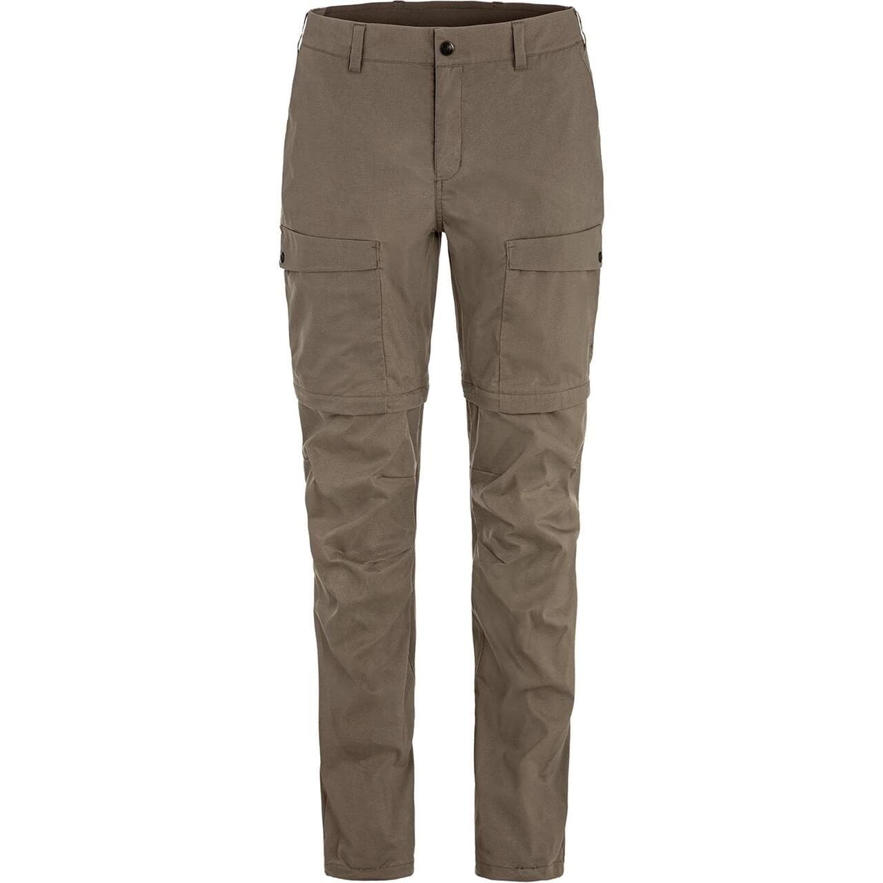 Fjällräven Womens Abisko Hybrid Trail Trousers Zip-off (Brun (SUEDE BROWN/244) 40 kort)