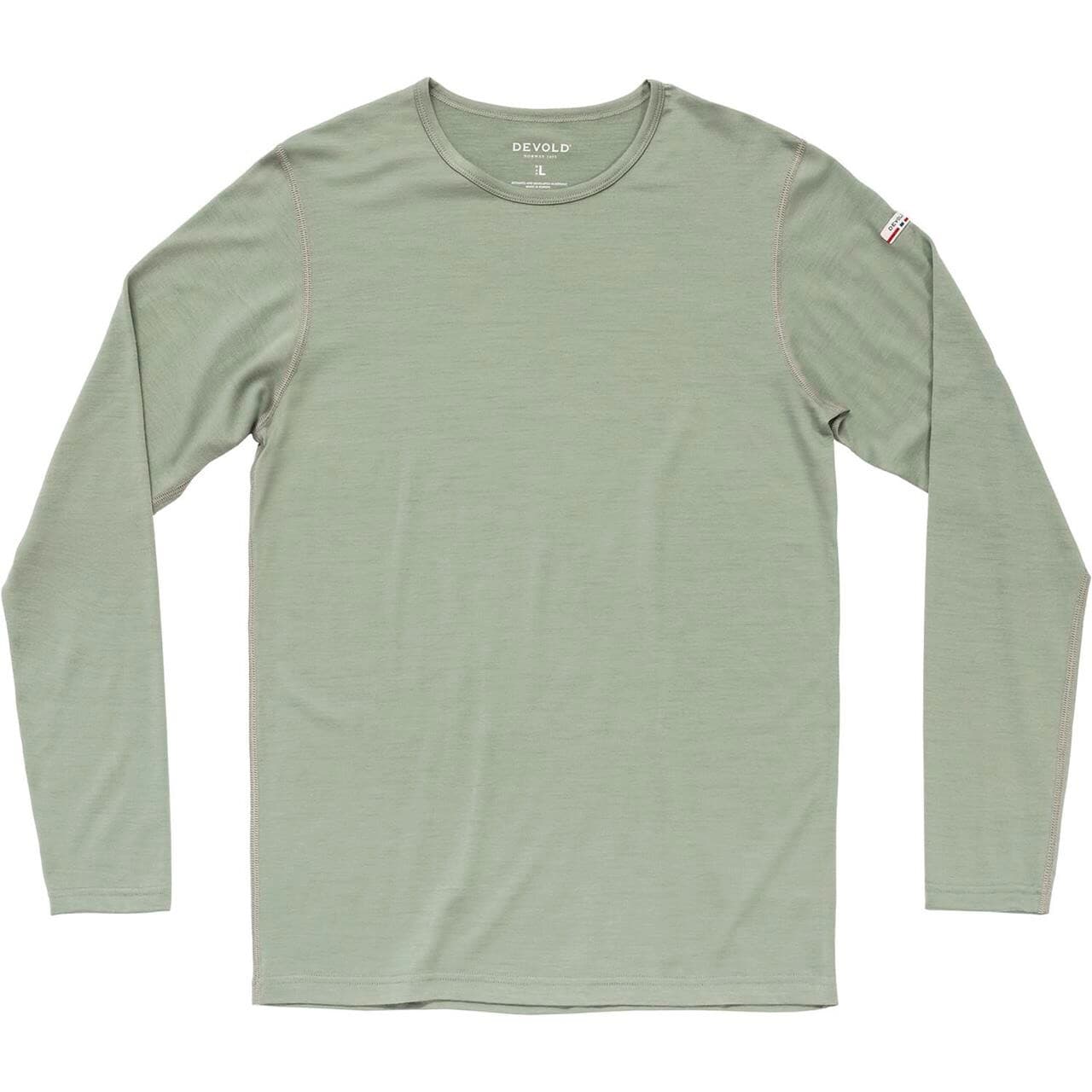 Devold Mens Breeze Plus Merino 200 Shirt (Grå (FOG) Medium)