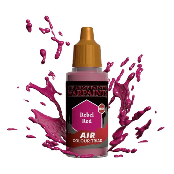 Army Painter Warpaints: Air Acrylics - Rebel Red - AW4142