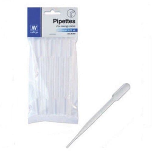 Vallejo: Pipettes 3 ml. - Medium Size (bag of 8)