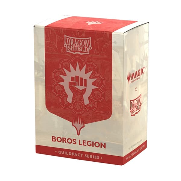 Dragon Shield Deck Protectors - Matte Dual Art Sleeves: Magic: The Gathering: The Guildpact Series - Boros Legion - 100 lommer - Dragonshield - Sleeves #AT-16508