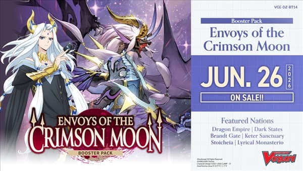 Cardfight!! Vanguard CCG DZ DivineZ Set 14: Envoys of the Crimson Moon (Display) 16 Pakker - Engelsk