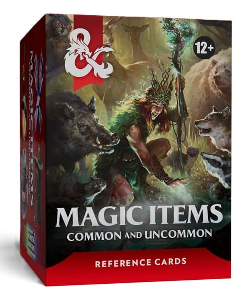 D&D 5.5/5e TilbehÃ¸r - Reference Cards Deck - Magic Items: Common and Uncommon (Trove 4) - Dungeons And Dragons 5th Edition