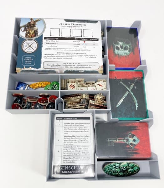 Feldherr - Organizer Inserts for Warhammer Quest: Cursed City - board game box